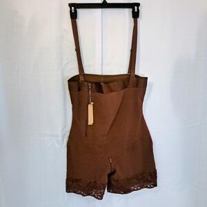 NWT Shapellx Brown Tummy Control Body Shaper with Butt Lift Plus Size XXL